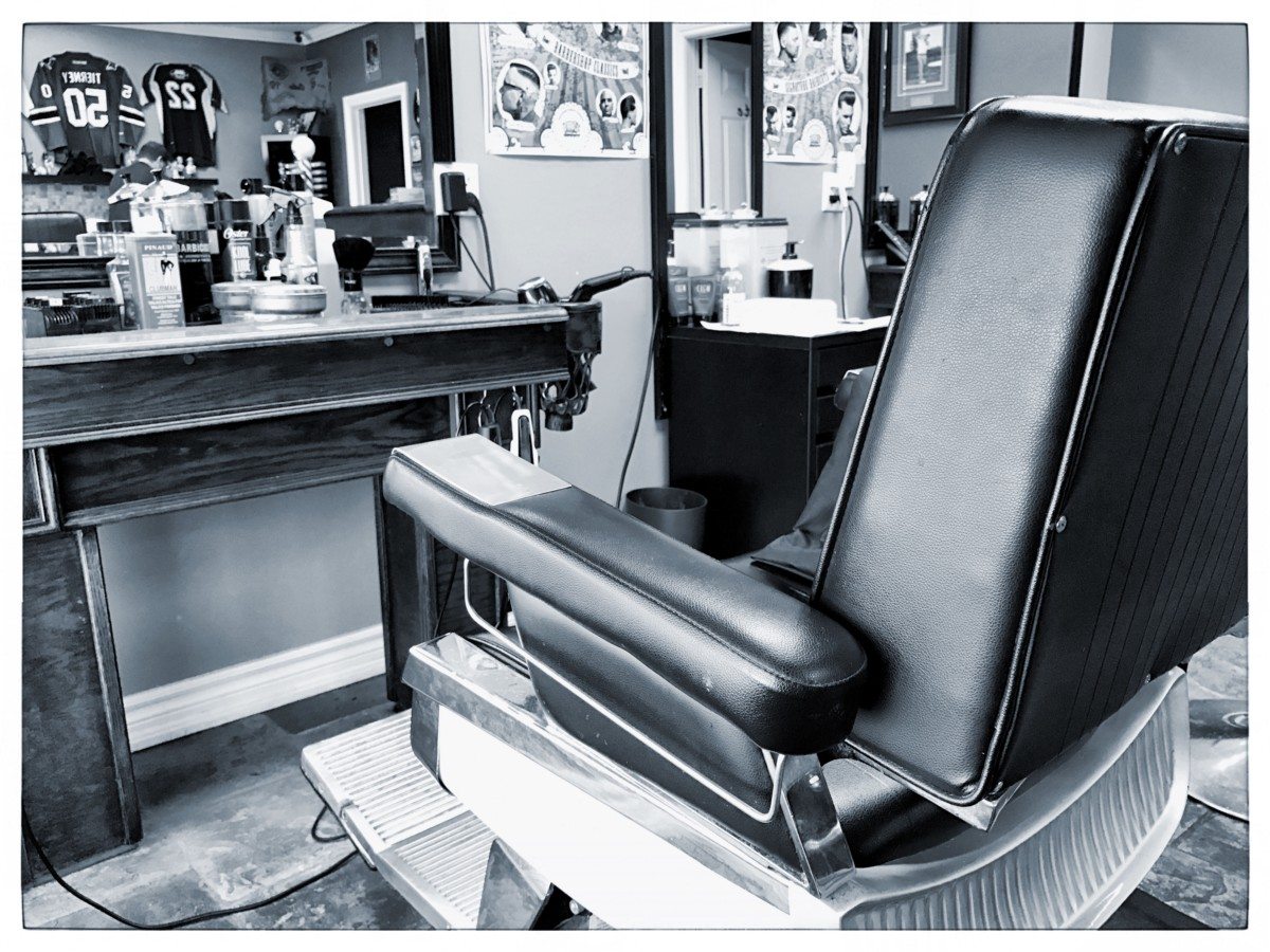 Vintage barber chair